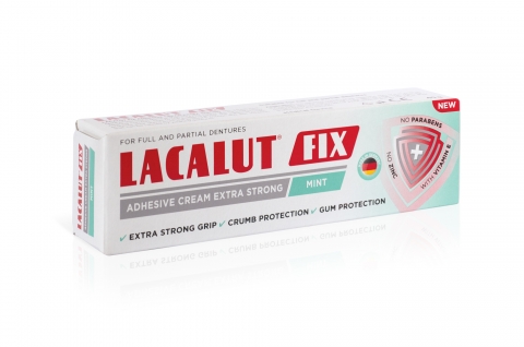 lacalut fix mint adheziven krem ekstra strong