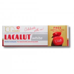 lakalut vajt pasta za zabi 75 ml konec gratis